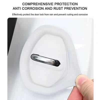 Silicone Door Lock Buckle Protector Car 