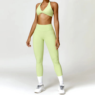 Women Seamless Yoga Set 2PCS Gym Workout Clothes for Female Push up Bra High Waist Leggings Sexy Fitness Sportswear Sports Suits