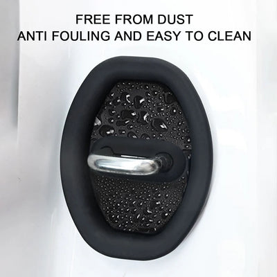 Silicone Door Lock Buckle Protector Car 