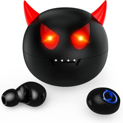 Gaming Earbuds Kids Bluetooth Earbud 5.3 In-Ear Headphones with Mic 36H Playtime IPX6 Waterproof Touch Control Hifi Stereo LED Display Kids Wireless Ear Buds
