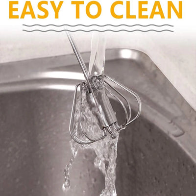 Semi Automatic Mixer Whisk Egg Beater Stainless Steel Manual Hand Mixer Cream Egg Whisk Kitchen Egg Tool Kitchen Accessories