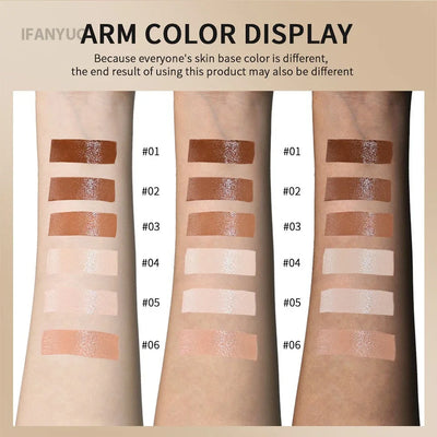 6Color Tinted Foundation Cream Stick Waterproof Lasting Oil-Control Cover Acne Makeup
