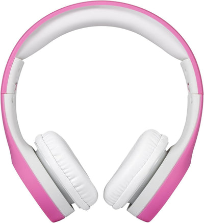 Kids Headphones with Cord, Toddler Headphones with Sharing Function, 85Db/93Db Safe Volume Limit, for Toddler Children Baby Boys Girls On-Line Study, School, Travel Use (Pink)