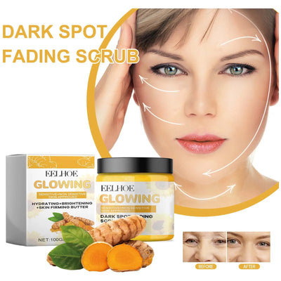 Turmeric Face Skin Care Set Temeric Cream Cleaning Face Wash Oil Control Nourishing Skin Exfolianting Cream Face Purifying Cream