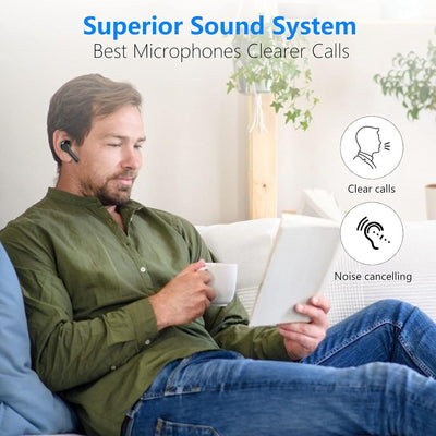 Wireless Earbuds, Bluetooth 5.1 In-Ear Headphones Stereo Sound, Wireless Earbuds with Charging Case IPX6 Waterproof,Bluetooth Earbuds with Mic Touch Control LED Display for Iphone and Android (Black)