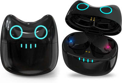 Gaming Earbuds Kids Bluetooth Earbud 5.3 In-Ear Headphones with Mic 36H Playtime IPX6 Waterproof Touch Control Hifi Stereo LED Display Kids Wireless Ear Buds