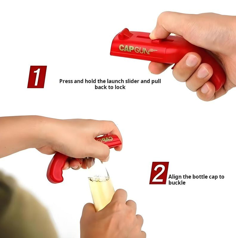 Creative Beer Bottle Opener, 1 Count Fun Bottlecap Remover, Portable Bottle Opener for Homekitchen Party Barbecue Outdoor Gathering Utensils