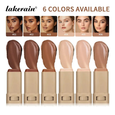 6Color Tinted Foundation Cream Stick Waterproof Lasting Oil-Control Cover Acne Makeup