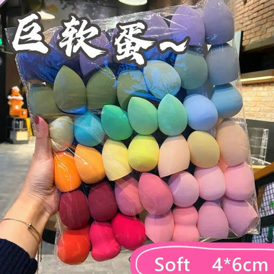 100/50/20/10 Pcs Make up Blender Cosmetic Puff Makeup Sponge Puff Air Cushion Egg Super Soft MAKEUP Tool Wholesale