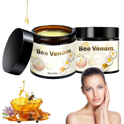 2Pcs Powerful All-Body Skin 𝐓𝐫𝐞𝐚𝐭𝐦𝐞𝐧𝐭 Cream, Advanced Bee Venom Skin 𝐓𝐫𝐞𝐚𝐭𝐦𝐞𝐧𝐭 Cream, Bee Venom Skin 𝐓𝐡𝐞𝐫𝐚𝐩𝐲 Cream, Natural Anti-Wrinkle Repair Cream for All Skin Types