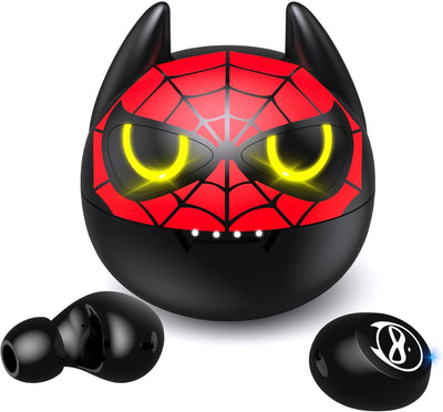 Gaming Earbuds Kids Bluetooth Earbud 5.3 In-Ear Headphones with Mic 36H Playtime IPX6 Waterproof Touch Control Hifi Stereo LED Display Kids Wireless Ear Buds