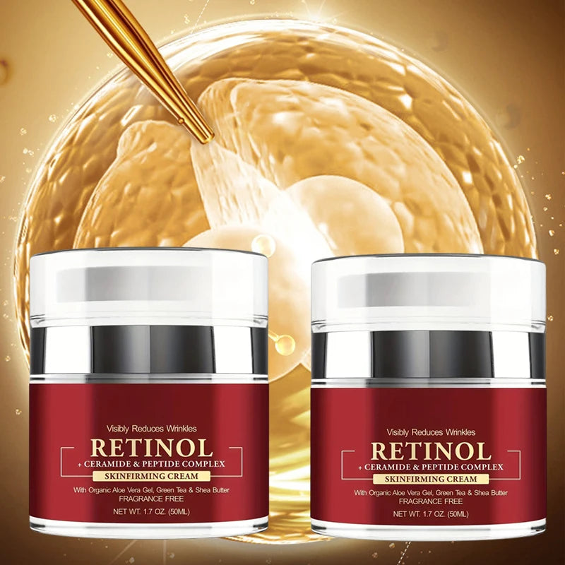 Instant Retinol Cream Wrinkle Remover Firming Lifting anti Aging Fade Fine Lines Moisturizing Whitening Korea Repair Skin Care