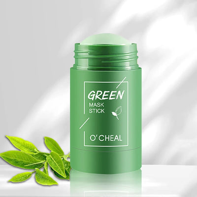 Solid Facial Mask Stick Green Tea Honey Peach Cleaning Pore Moisturizing Long Charcoal Eggplant Mud Film