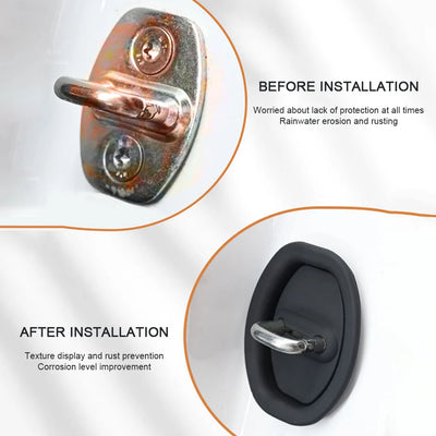 Silicone Door Lock Buckle Protector Car 