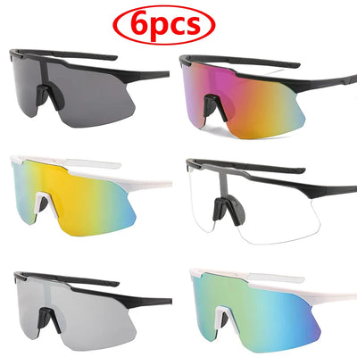 Mirror Lens Cycling Bike Sun Glasses Outdoor UV400 Bicycle Eyewear Sunglasses Sports MTB Road Cycling Glasses Goggles