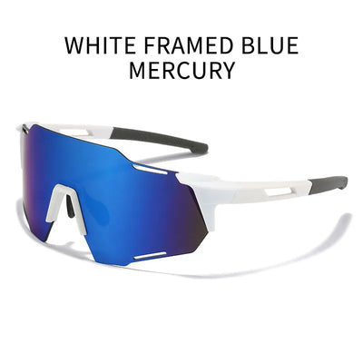 UV400 Protection Cycling Sunglasses Windproof Fashionable Sports Glasses Unisex Comfortable Fishing Hiking Sunglasses