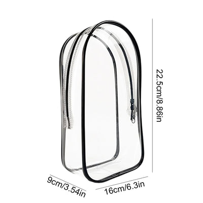 Hot Sale For Labubu Transparent Protective Cover Vinyl Doll Storage Box Cute Elf Plushie Display Cover for Holiday Birthday Gift