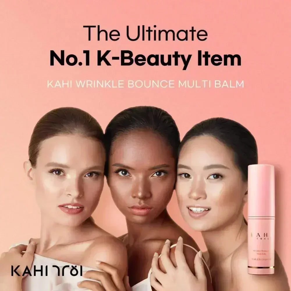 Korean Bounce Multi Balm Collagen Pink Stick Deep Moisturizing Multi Cream Hydrated Skin Care 9G