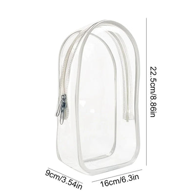 Hot Sale For Labubu Transparent Protective Cover Vinyl Doll Storage Box Cute Elf Plushie Display Cover for Holiday Birthday Gift