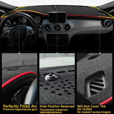 Dashboard Cover Avoid Light Pad Instrument Platform Mat For Soueast DX7 2015~2020 2016 2017 Interior Mouldings Carpet Accessorie