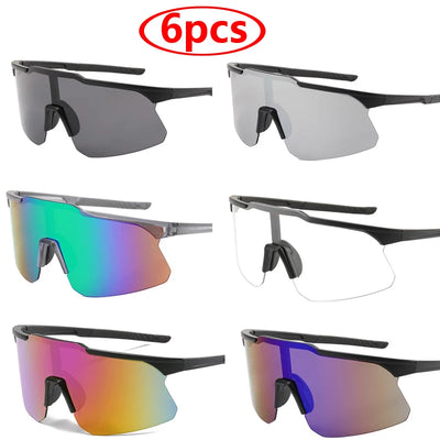 Mirror Lens Cycling Bike Sun Glasses Outdoor UV400 Bicycle Eyewear Sunglasses Sports MTB Road Cycling Glasses Goggles