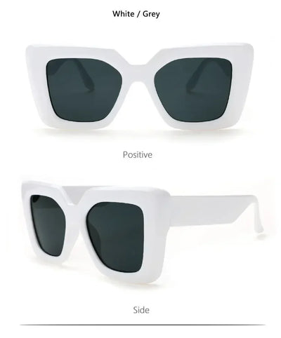 Oversized Square Sunglasses Women Personality Simple 2024 Eyewear Women Fashion Retro Glasses Women Gafas De Sol Mujer
