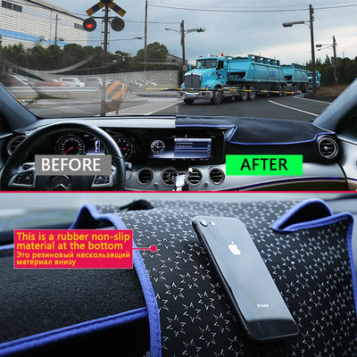 Dashboard Cover Avoid Light Pad Instrument Platform Mat For Soueast DX7 2015~2020 2016 2017 Interior Mouldings Carpet Accessorie