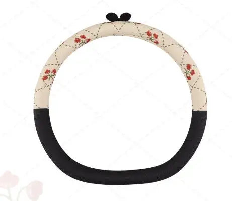Car Steering Wheel Cover Auto ins Car styling Ice Silk Breathable Non-Slip Grip Steering Covers Suitable Accessories