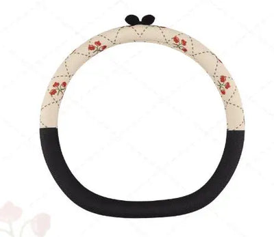 Car Steering Wheel Cover Auto ins Car styling Ice Silk Breathable Non-Slip Grip Steering Covers Suitable Accessories