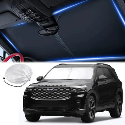 Car Windshield Sun Shade Durable for Sun Protection,Heat Insulation & UV,Sunshade for Car Windshield,Foldable Sun Shield