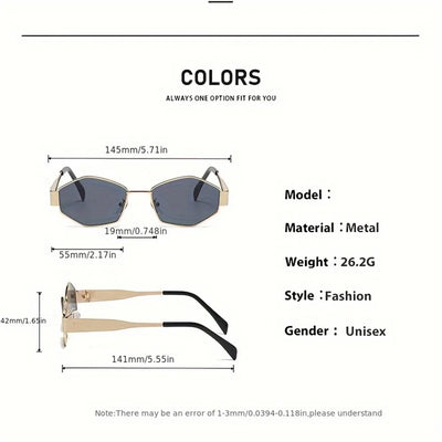 Vintage Punk Style Sunglasses Men Retro Round Metal Frame Women Sun Glasses Fashion Eyewear