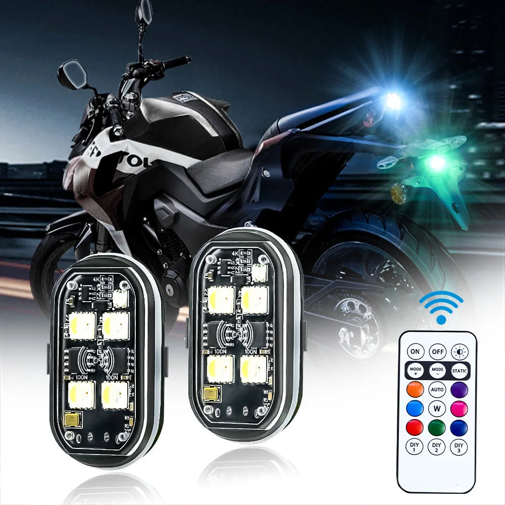 Car Interior Decorative Light, Changing Car LED Light with Remote Control, Decorative Light for Car, Truck, SUV, Car Accessories