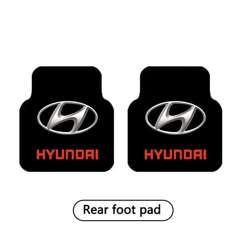 Car Floor Mat,Front & Rear Automotive Carpet Floor Mats For Hyundai I10 I20 I30 I40 IX20 I35 Tucson Solaris Accent Azera Elantra