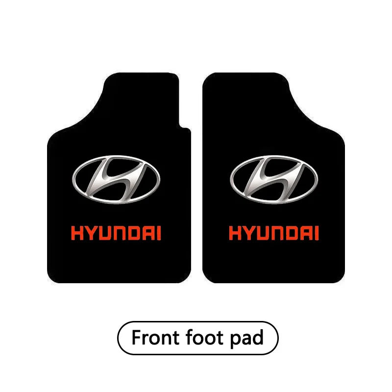 Car Floor Mat,Front & Rear Automotive Carpet Floor Mats For Hyundai I10 I20 I30 I40 IX20 I35 Tucson Solaris Accent Azera Elantra