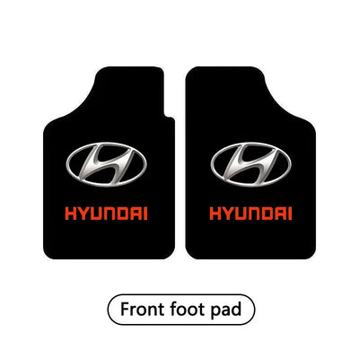 Car Floor Mat,Front & Rear Automotive Carpet Floor Mats For Hyundai I10 I20 I30 I40 IX20 I35 Tucson Solaris Accent Azera Elantra