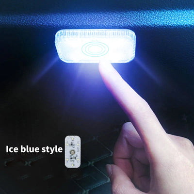 Automotive interior LED wiring free lighting, car reading light, touch sensing, trunk foot atmosphere surround light