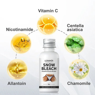 Body Whitening Bleach Cream Brighten Underarm Elbow Knees Joint Removal Intimate Parts 