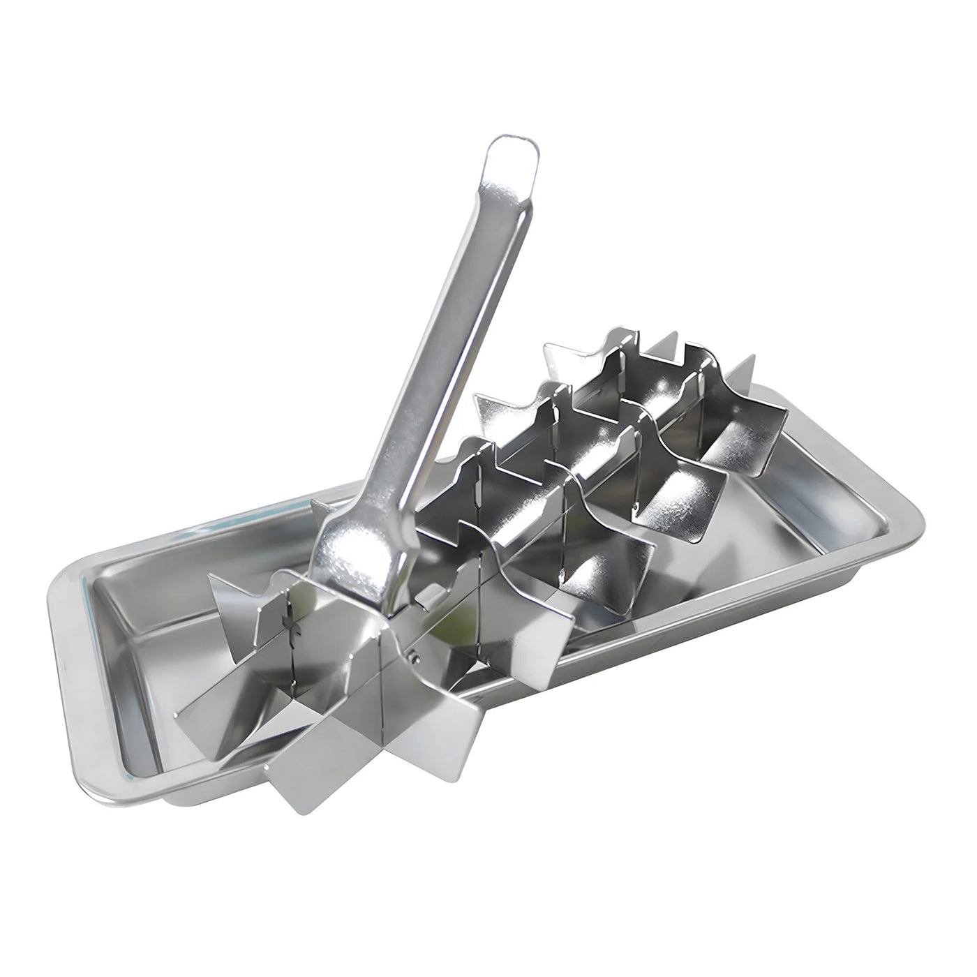 Ice Cube Removable Stainless Steel Ice Tray Maker Ice Cube Mold for Cocktail Coffee Fruit Drink Juice Beer Cocktail Party