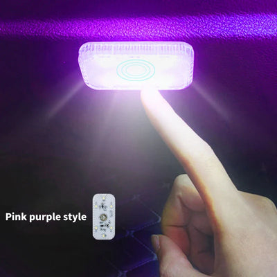 Automotive interior LED wiring free lighting, car reading light, touch sensing, trunk foot atmosphere surround light