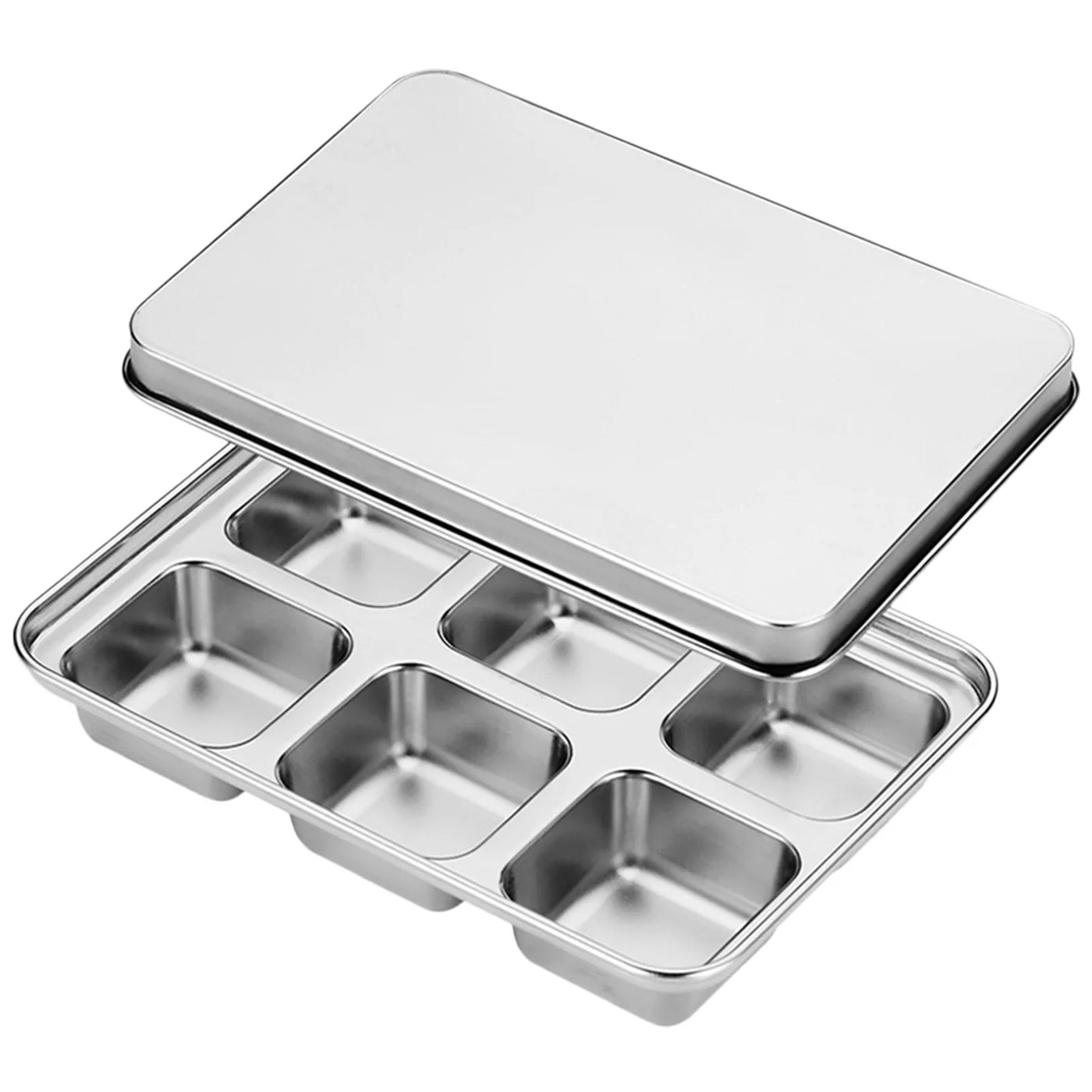 Ice Cube Removable Stainless Steel Ice Tray Maker Ice Cube Mold for Cocktail Coffee Fruit Drink Juice Beer Cocktail Party