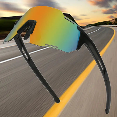 UV400 Protection Cycling Sunglasses Windproof Fashionable Sports Glasses Unisex Comfortable Fishing Hiking Sunglasses