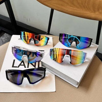 UV Sandproof Cycling Sunglasses Clear Anti Radiation Lens Outdoor Sport Goggle Protection Oversized Windproof Glasses