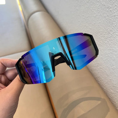 UV Sandproof Cycling Sunglasses Clear Anti Radiation Lens Outdoor Sport Goggle Protection Oversized Windproof Glasses
