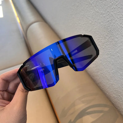 UV Sandproof Cycling Sunglasses Clear Anti Radiation Lens Outdoor Sport Goggle Protection Oversized Windproof Glasses