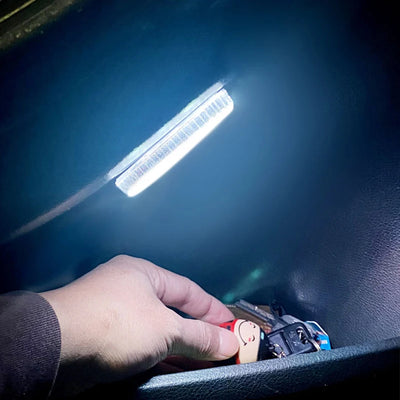 Automotive interior LED wiring free lighting, car reading light, touch sensing, trunk foot atmosphere surround light