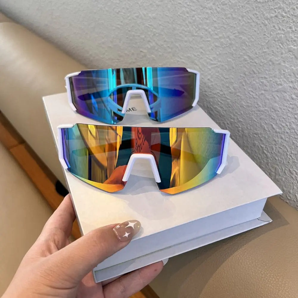 UV Sandproof Cycling Sunglasses Clear Anti Radiation Lens Outdoor Sport Goggle Protection Oversized Windproof Glasses