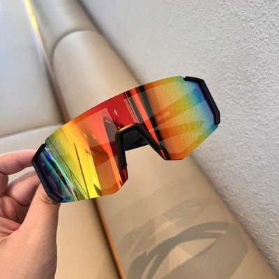 UV Sandproof Cycling Sunglasses Eye Protector Clear Outdoor Sport Goggle Protection Anti Radiation Lens Windproof Glasses