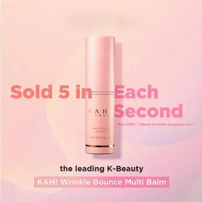 Korean Bounce Multi Balm Collagen Pink Stick Deep Moisturizing Multi Cream Hydrated Skin Care 9G