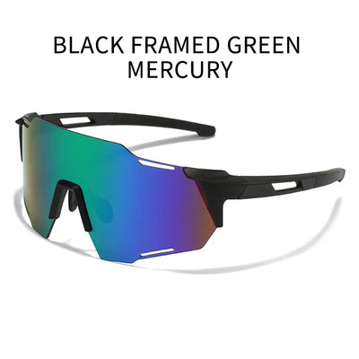 UV400 Protection Cycling Sunglasses Windproof Fashionable Sports Glasses Unisex Comfortable Fishing Hiking Sunglasses
