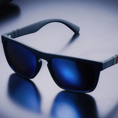 Fashion Square Vintage Polarized Sunglasses Men Women Retro 